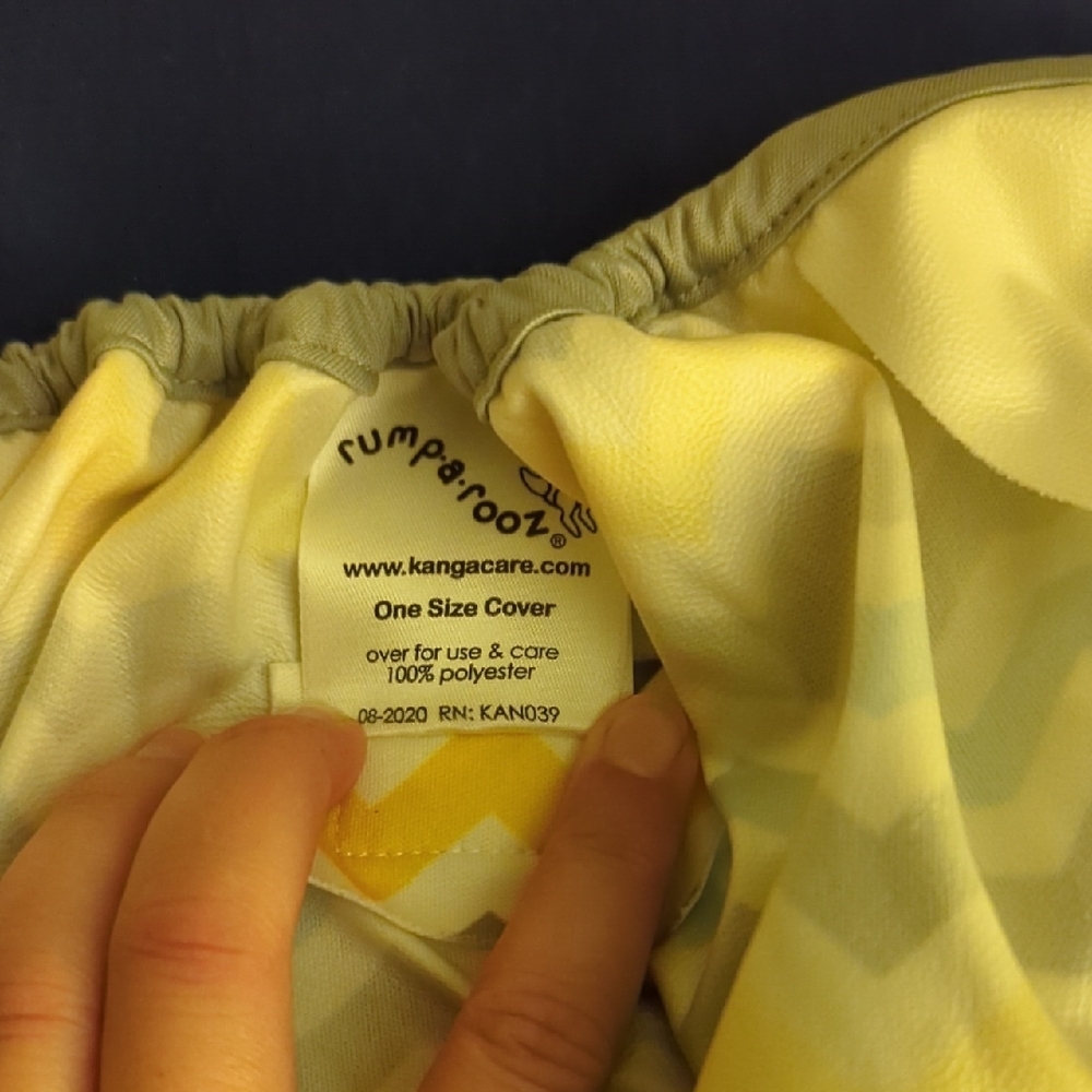 Chevron Patterned Rumparooz OS Diaper Cover - Picture 4 of 5